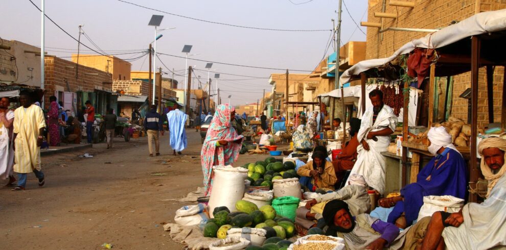 Local market in Atar, the gateway to the Adrar region of Mauritania
