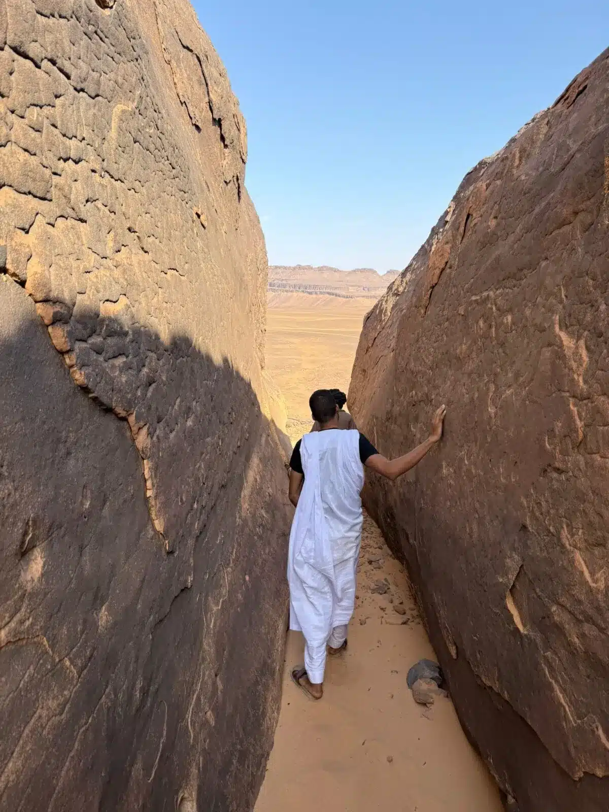 Amogjar rock paintings near Chinguetti, Mauritania