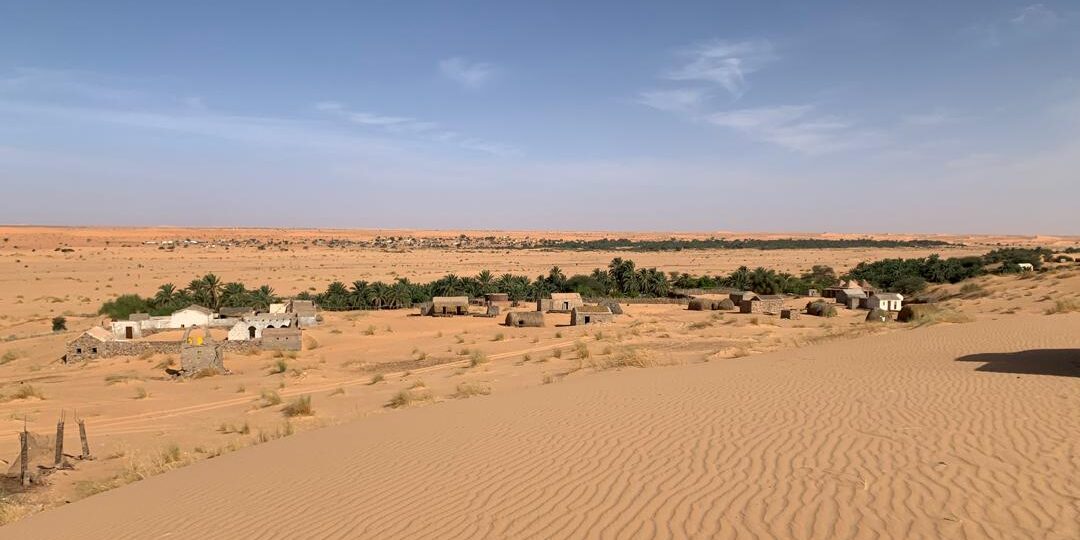 Sand dunes near Chinguetti, Mauritania